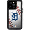 MLB Detroit Tigers Game Ball iPhone 15 Pro Waterproof Case